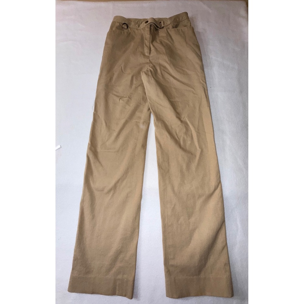 Lauren Ralph Lauren‎ Trousers Women's Size 8 Tan Khaki  Side Buckle
